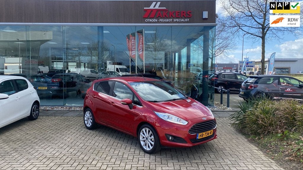 Ford Fiesta 1.0 EcoBoost Titanium, Voorwielaandrijving, 101 pk, Euro 6, 23 km/l