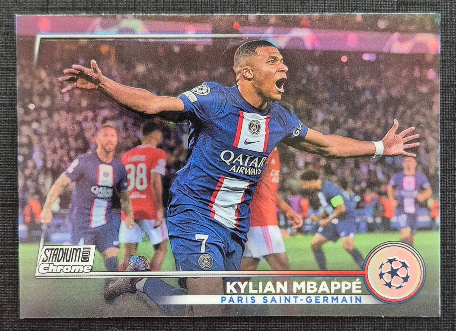 Topps Chrome Refractor Kylian Mbappe - Paris Saint-Germain, Ophalen of Verzenden, Zo goed als nieuw, Buitenlandse clubs, Spelerskaart