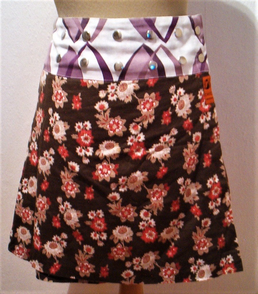 Leuk soepel wikkel Ibiza/hippie/boho look rokje van Zand!M/L, Bruin, Verzenden, Maat 42/44 (L), Zo goed als nieuw