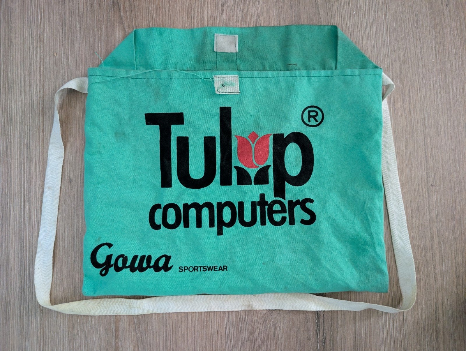 vintage Tulip Computers Tour de France voedseltasje, Ophalen of Verzenden