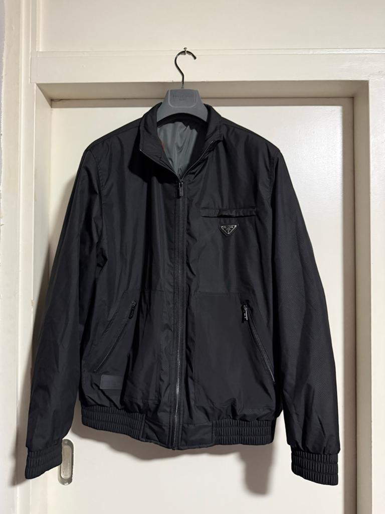 Prada jas, Kleding | Heren, Ophalen of Verzenden, Zo goed als nieuw, Maat 48/50 (M), Zwart
