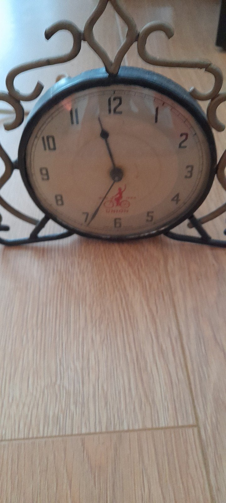 Vintage Union Tafelklok 1954 - Made in England, Ophalen of Verzenden