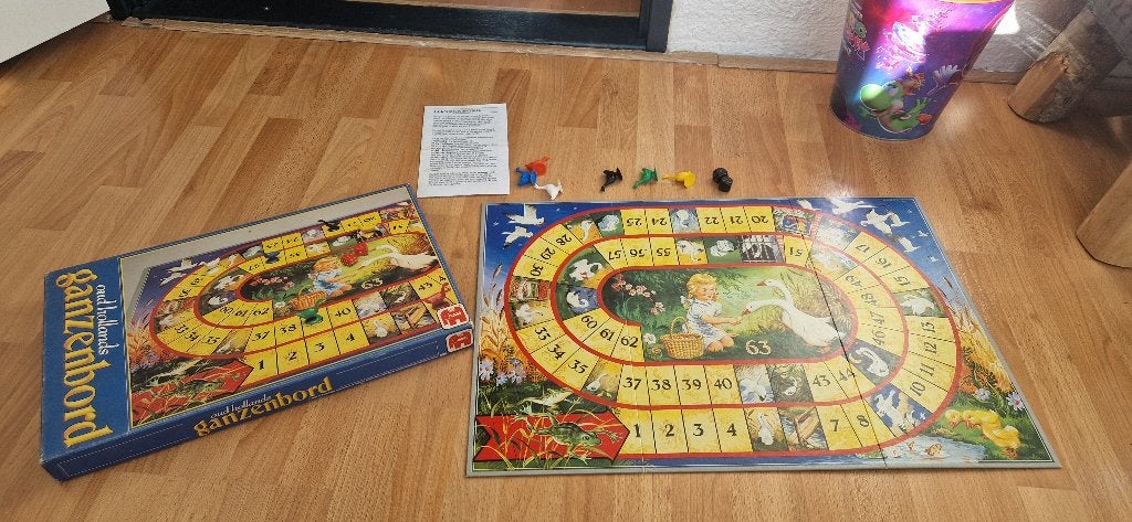 ganzenbord, Een of twee spelers, Ophalen of Verzenden, Gebruikt