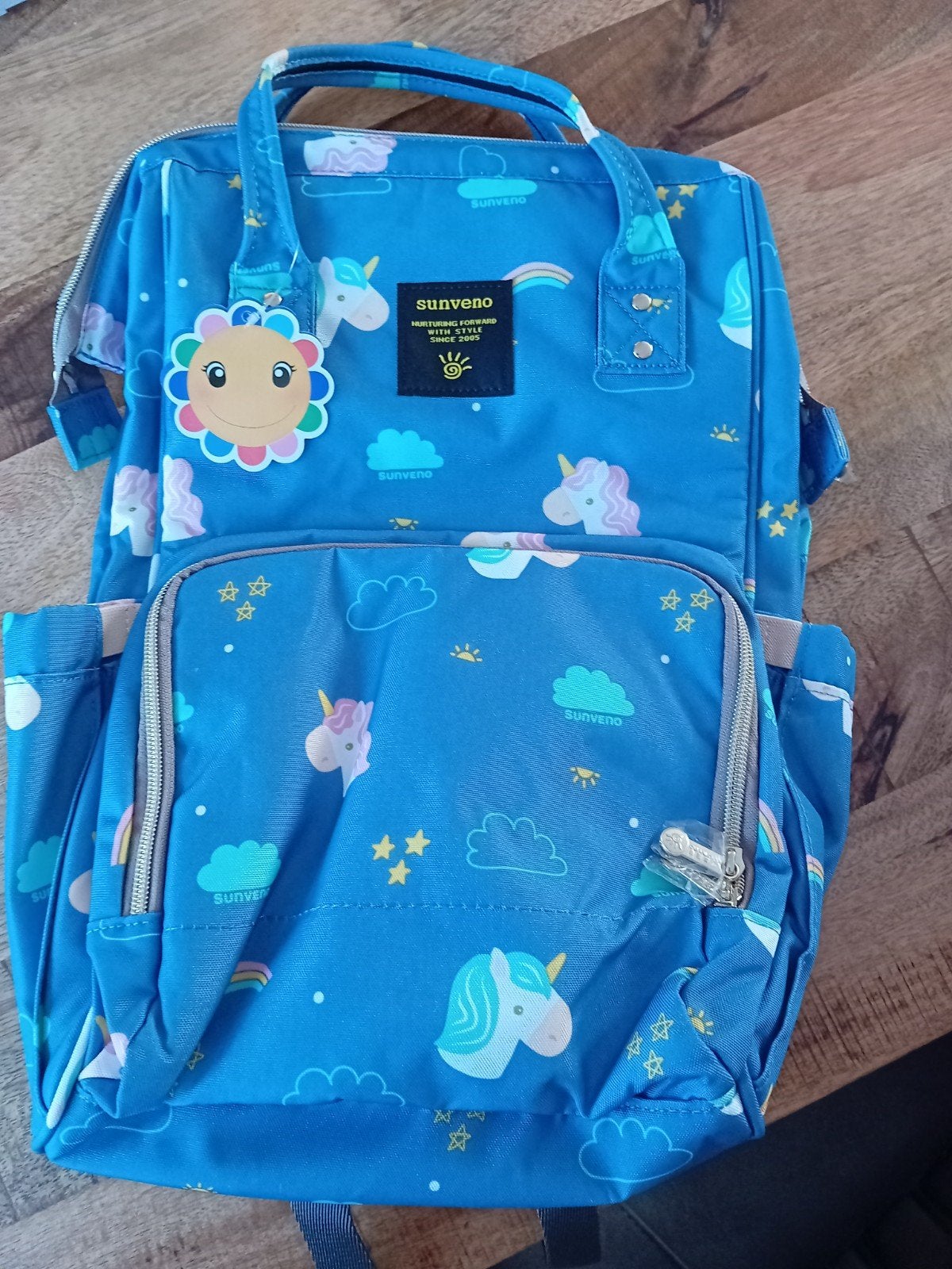 sunveno luiertas (nieuw), Verzorgingstas, Overige merken, Blauw, Nieuw