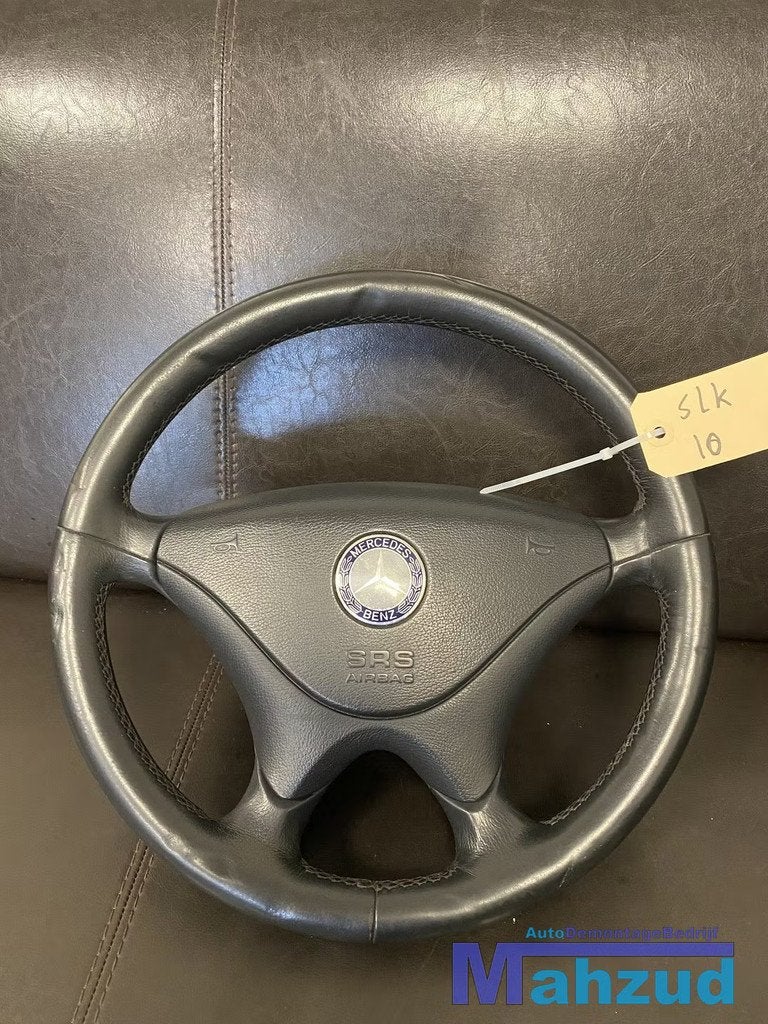 MERCEDES SLK R170 W208 CLK Stuurwiel stuur met airbag leer z, Gebruikt, Mercedes-Benz AG, Mercedes-Benz, Ophalen of Verzenden