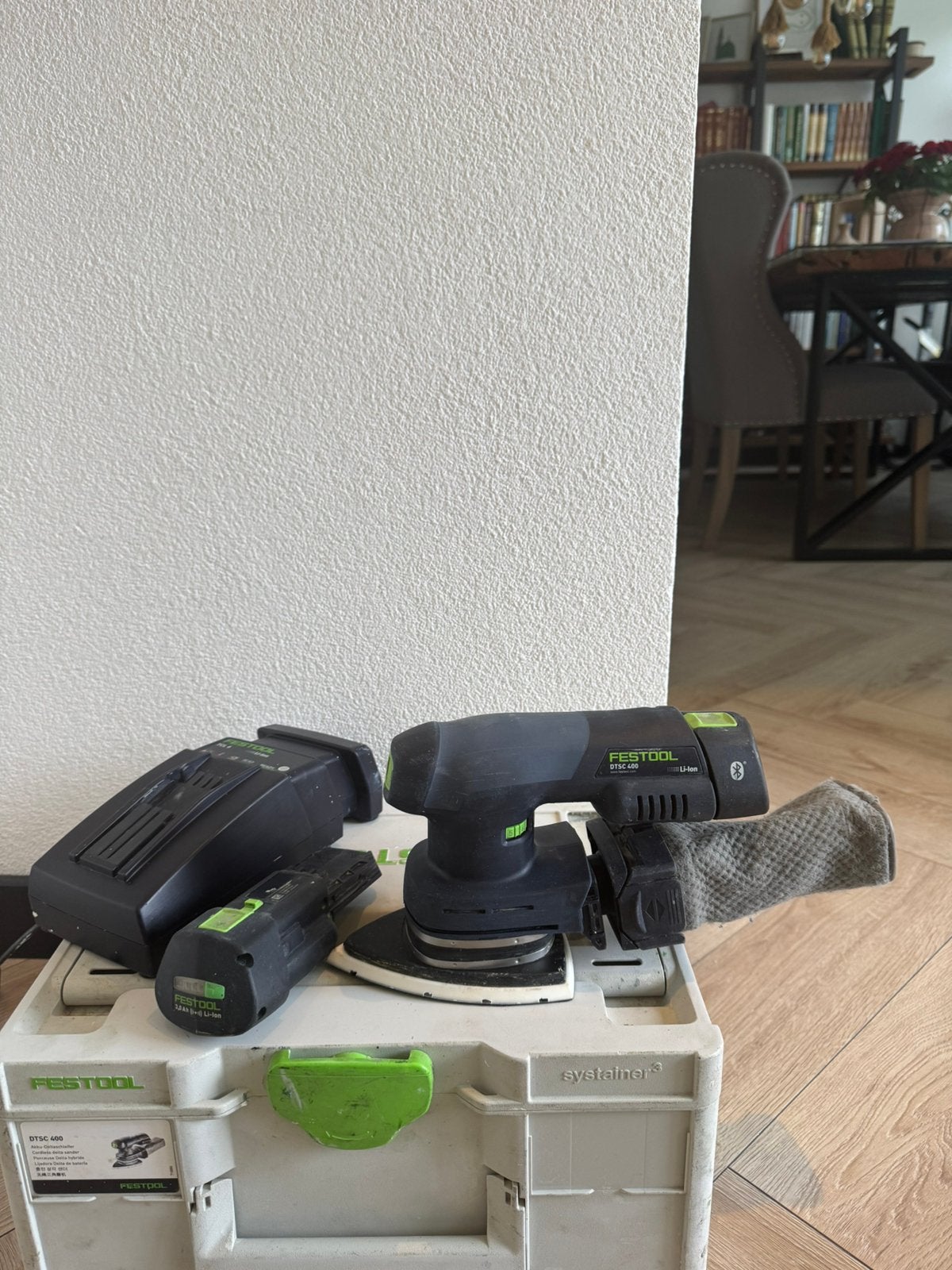 Festool 578848 DTSC 400 3,0 I-Plus Accu-deltaschuurmachine, Ophalen, Zo goed als nieuw, Minder dan 600 watt, Vlakschuurmachine