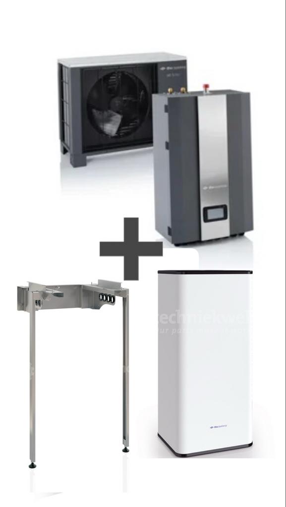 NIEUWE Itho Daalderop HPS 55 warmtepomp + 150L vat + beugel, Ophalen, 100 liter of meer, Nieuw, Boiler
