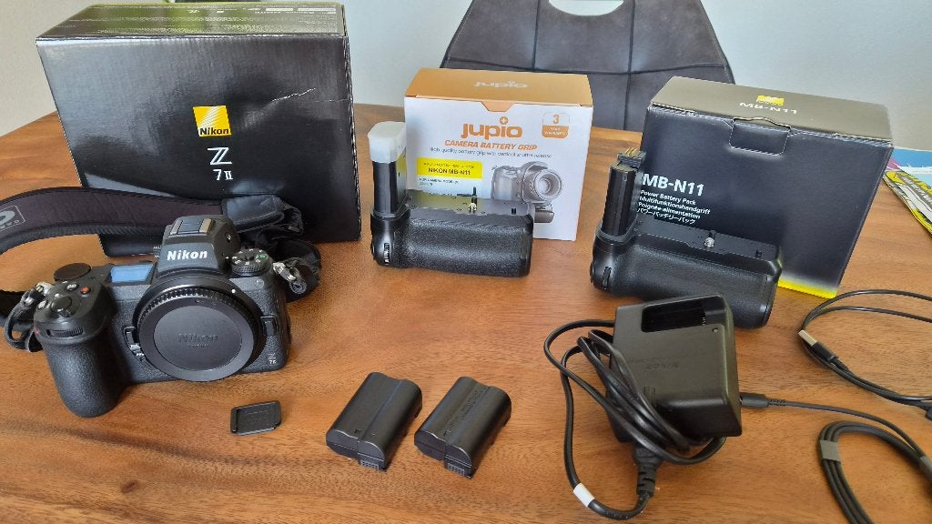 Nikon Z7II systeemcamera body, Audio, Tv en Foto, Fotocamera's Digitaal, Bluetooth, Ophalen of Verzenden, Zo goed als nieuw, Screenprotector