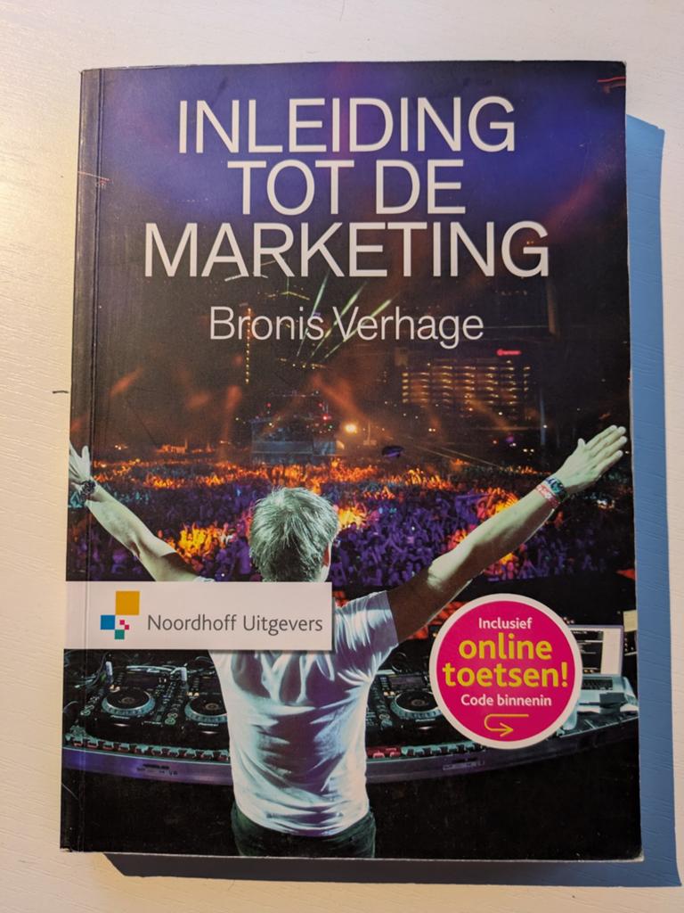 Bronis Verhage - Inleiding tot de marketing, Ophalen of Verzenden, Zo goed als nieuw, Bronis Verhage