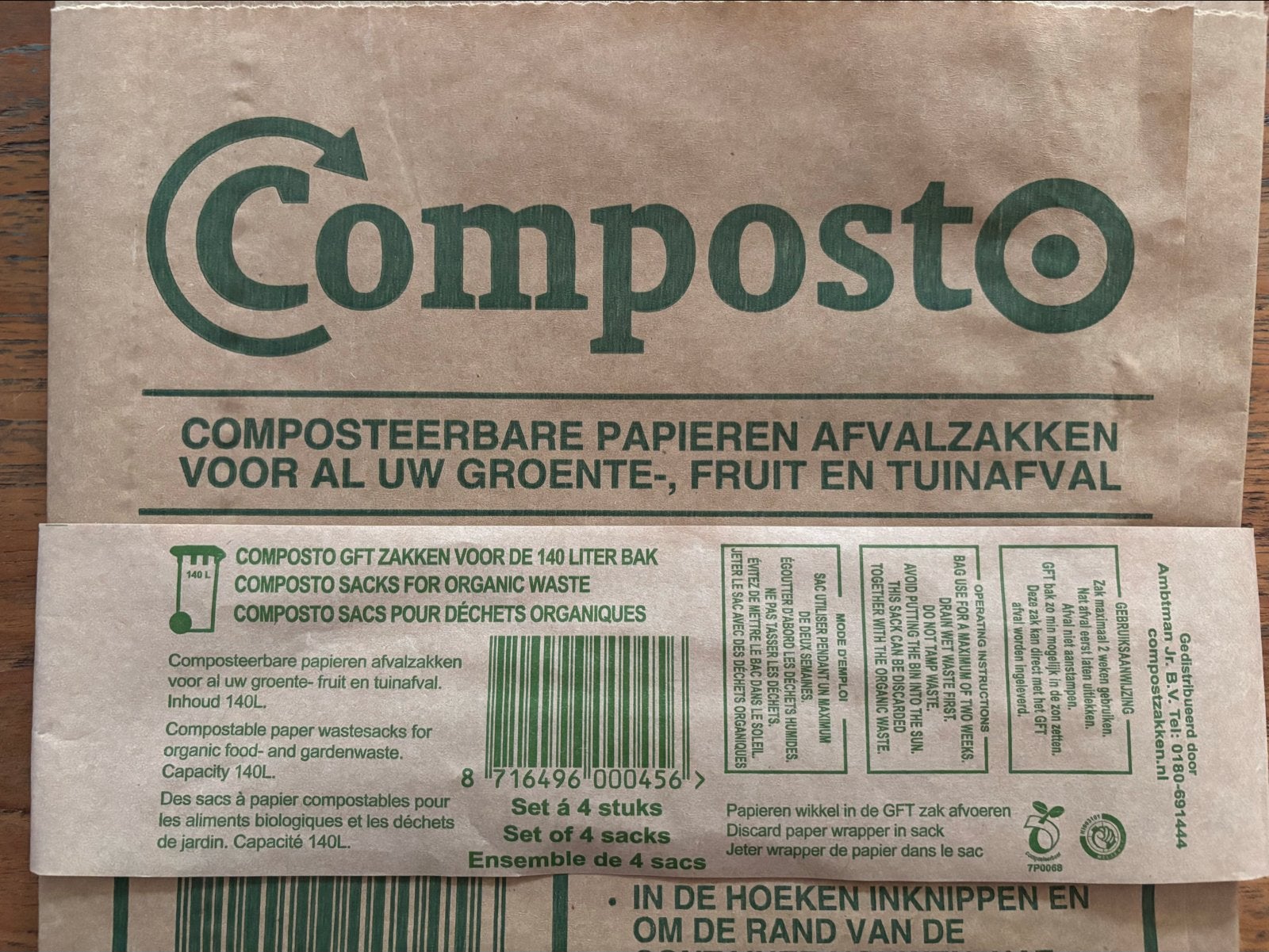 35 composteerbare zakken voor de GFT-kliko van 140 liter, Ophalen, Nieuw