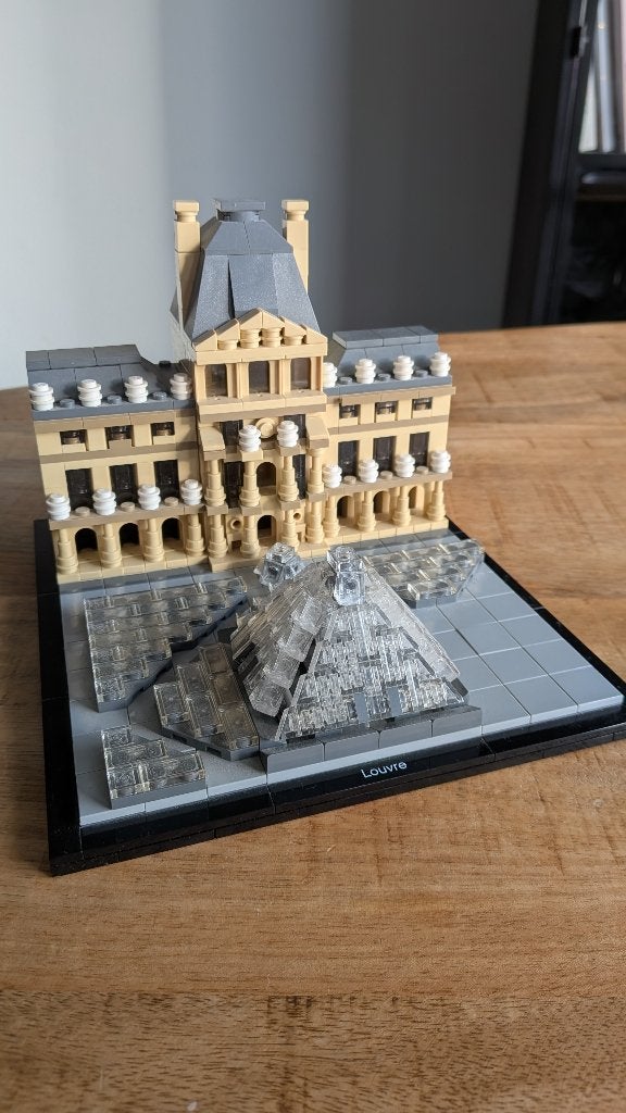 Lego 21024 Louvre | Architecture | compleet met instructies, Lego, Compleet, Architecture, Ophalen of Verzenden