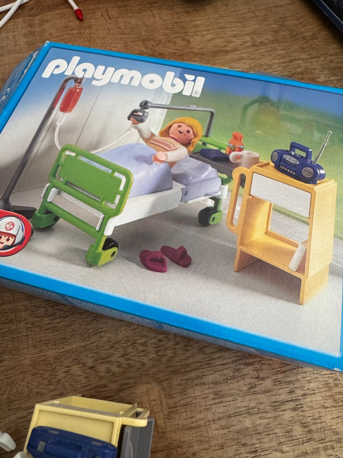 Playmobil Ziekenhuisbed met Patiënt en Accessoires, Complete set, Overige typen, Ophalen of Verzenden, Zo goed als nieuw