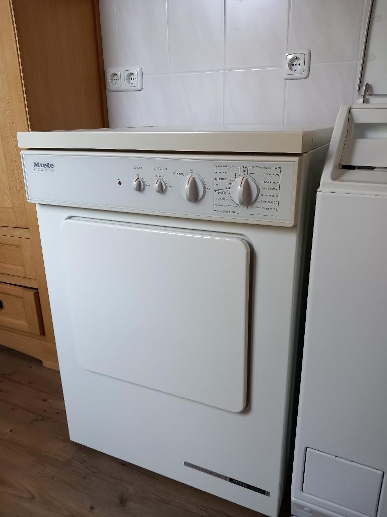 Miele ELECTRONIC T 350 wasdroger, Ophalen, Gebruikt, Luchtafvoer, Voorlader