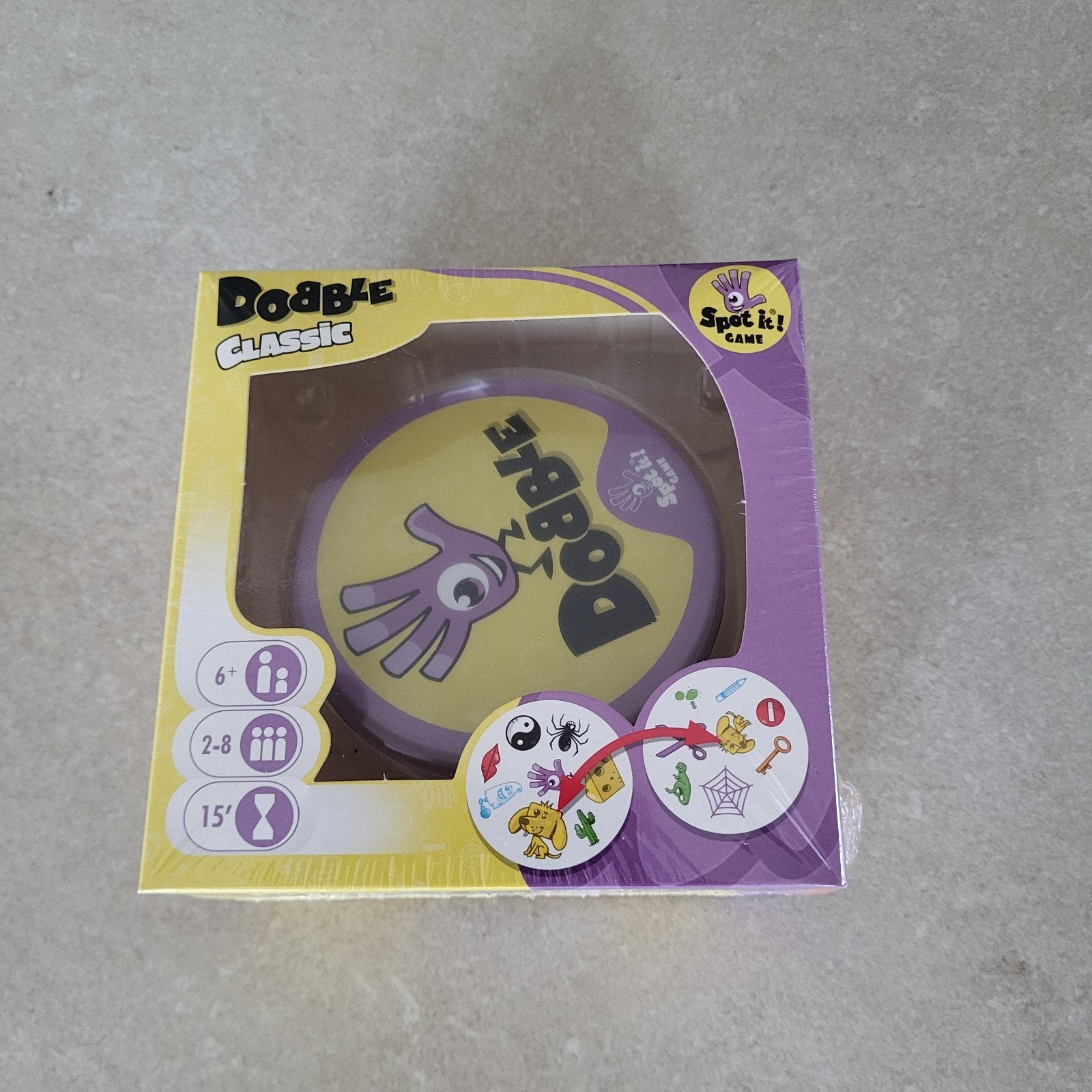 Dobble Classic Kaartspel - Nieuw in verpakking dichtgeseald, Een of twee spelers, Ophalen of Verzenden, Nieuw, Zygomatic