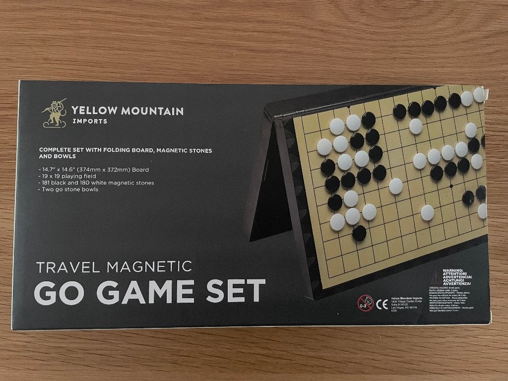 Yellow Mountain Imports magnetisch Go bordspel, Hobby en Vrije tijd, Gezelschapsspellen | Bordspellen, Een of twee spelers, Ophalen