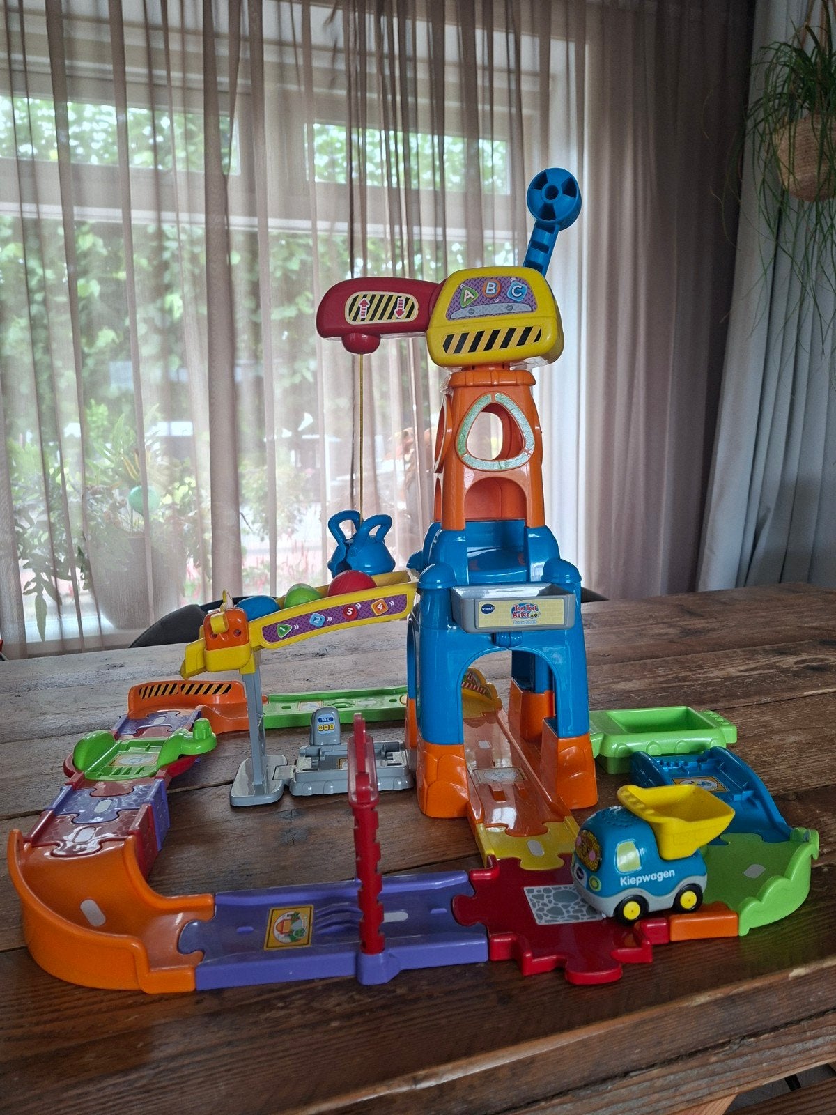 VTech Toet Toet Auto's Bouwplaats met Kiepwagen, Ophalen, Gebruikt
