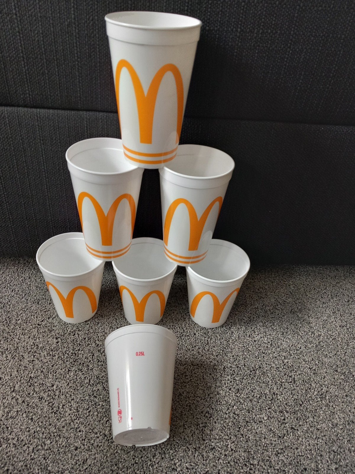 7 Herbruikbare McDonald's bekers/Coca-Cola,  nieuw!, Ophalen of Verzenden, Nieuw, Gebruiksvoorwerp