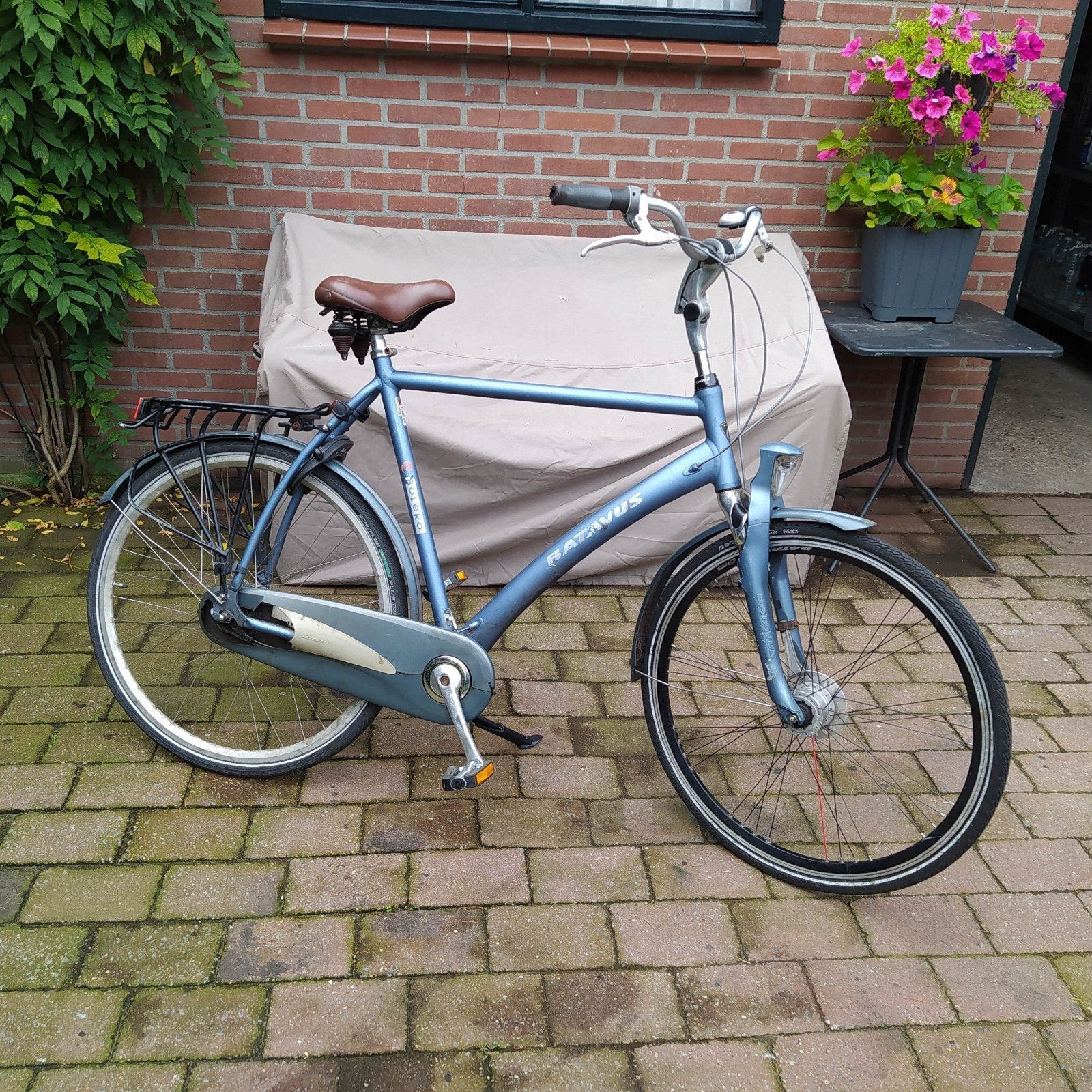 28 inch Batavus Bolero hoog model 65cm met versnellingen, Fietsen en Brommers, Ophalen, Gebruikt, Versnellingen, Batavus