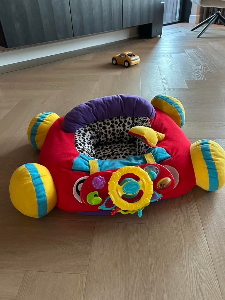 Playgro autokussen, Ophalen of Verzenden, Zo goed als nieuw, Overige typen, Met geluid