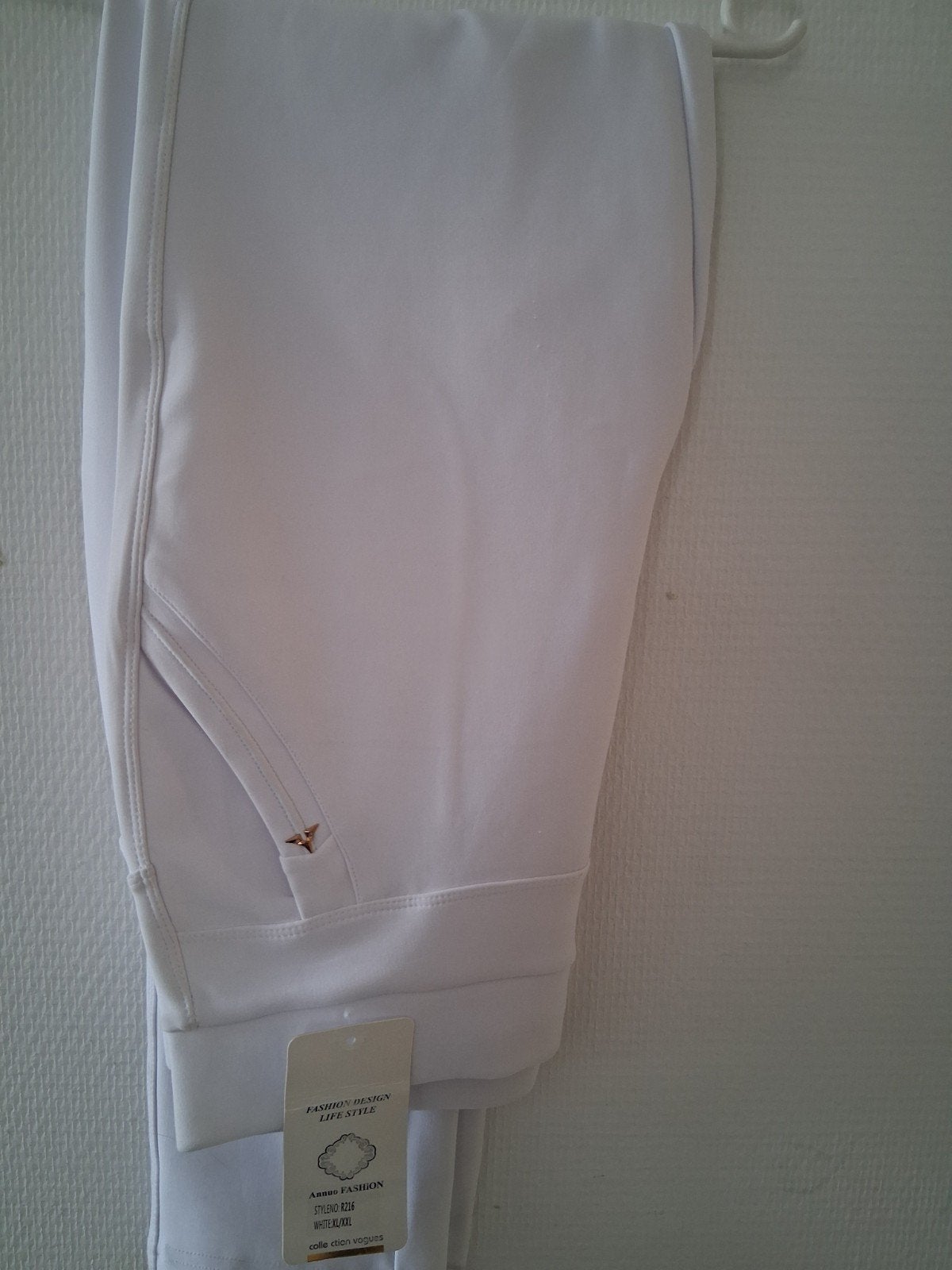 Witte Annou Fashion Legging - Nieuw met label, Wit, Maat 46/48 (XL) of groter, Nieuw, Ophalen of Verzenden