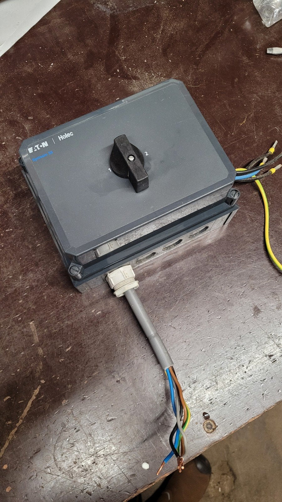 Eaton Holec system 55 aggregaat schakelaar, Doe-het-zelf en Verbouw, Elektra en Kabels, Ophalen of Verzenden, Gebruikt, Eaton