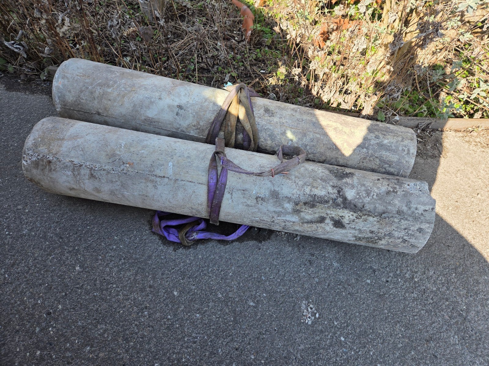 Betonnen palen - 2 stuks, Ophalen, Gebruikt, Overige typen