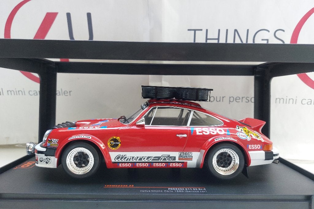 Ixo 1:18 Porsche 911 SC Gr.4, Rally Monte Carlo 1980 nieuw, Ophalen of Verzenden, Nieuw, Auto, Overige merken