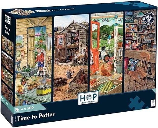 House of Puzzles - Time to Potter - 4x500 stukjes, Ophalen of Verzenden, 500 t/m 1500 stukjes, Nieuw, Legpuzzel