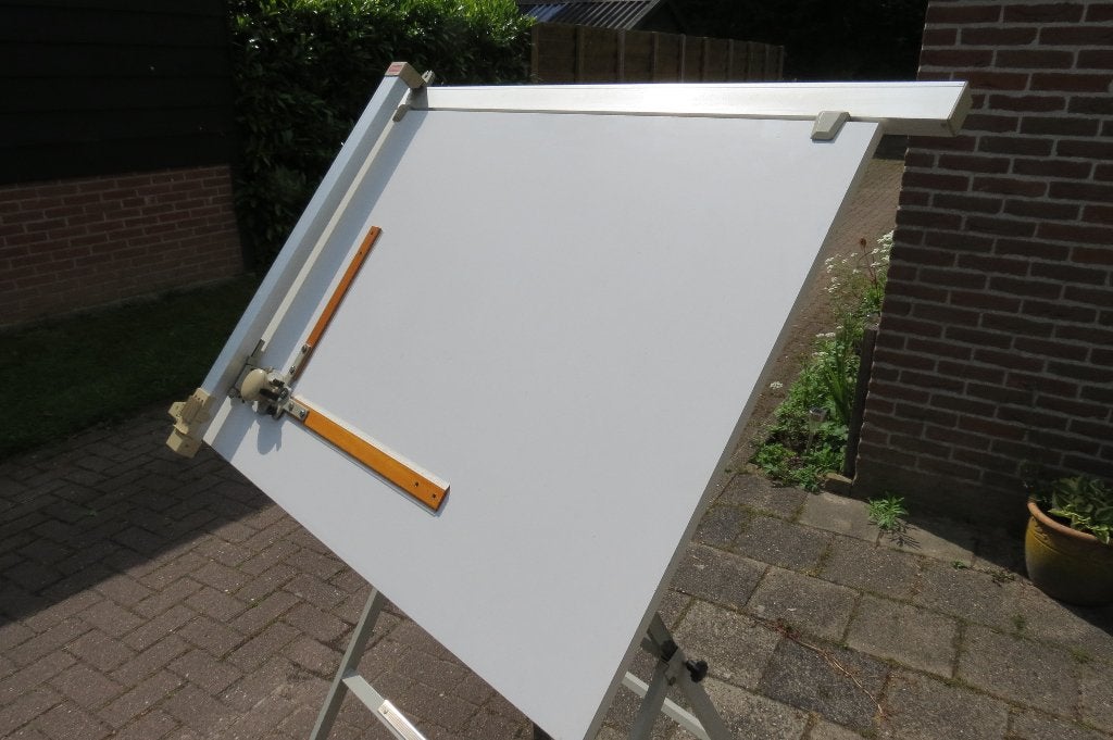 Tekentafel met tekensysteem en onderstel, Ophalen, Gebruikt, Minder dan 130 cm