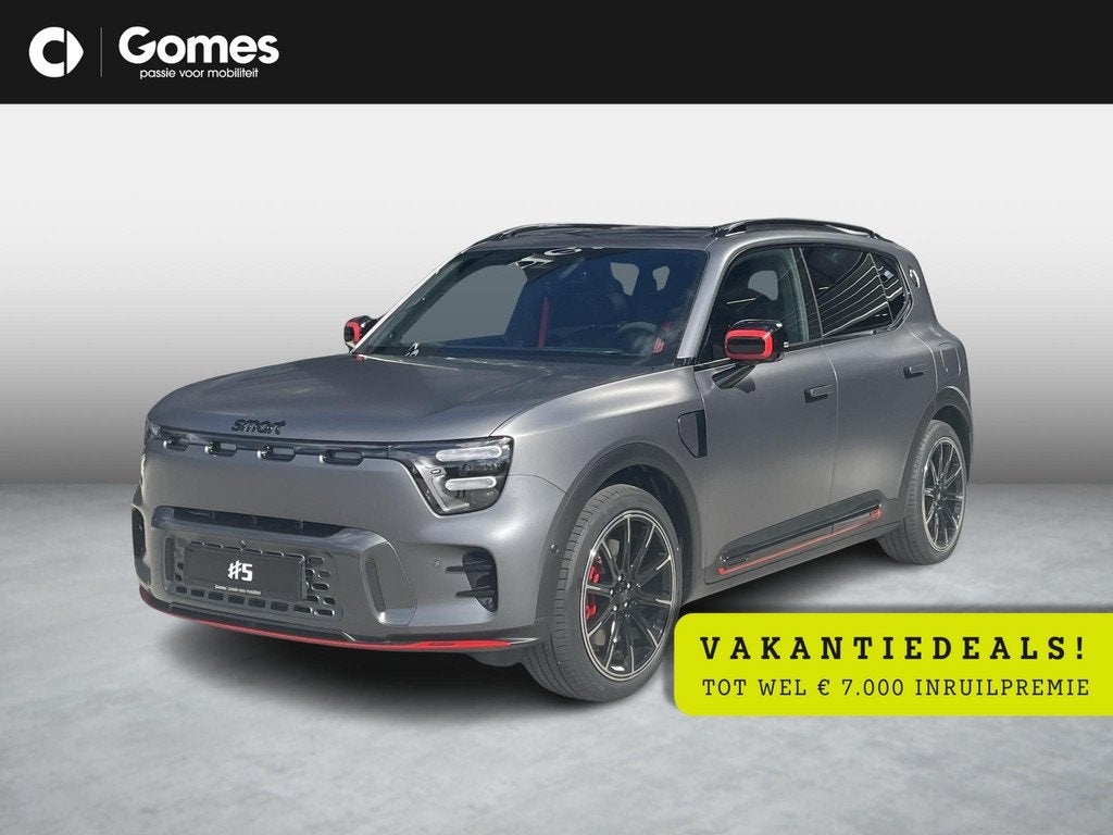 smart #5 Brabus 100 kWh VAKANTIE DEALS! | Van € 64.440,- v, Auto's, Smart, Automaat, 646 pk, SUV of Terreinwagen, Zilver of Grijs