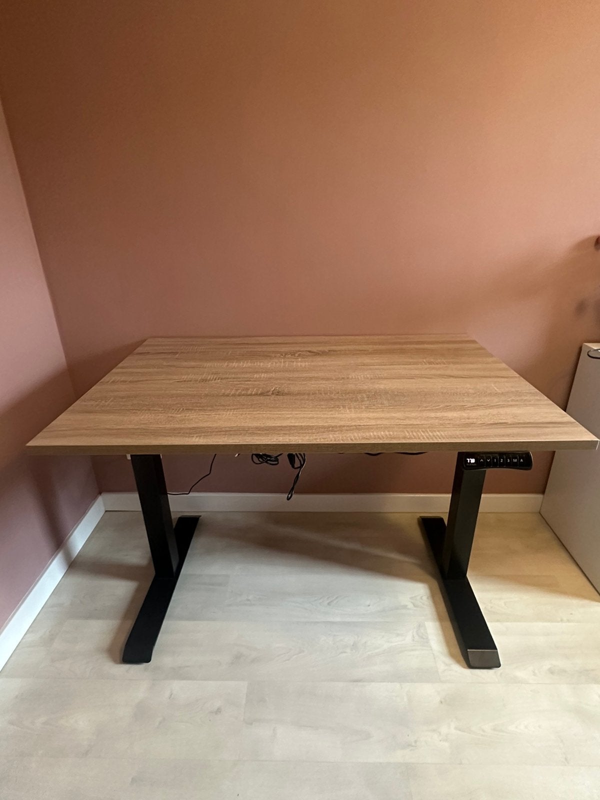 Multi Ratio Elektrisch Zit-sta bureau 120 x 80 cm, Ophalen, Zit-sta bureau, Zo goed als nieuw, In hoogte verstelbaar