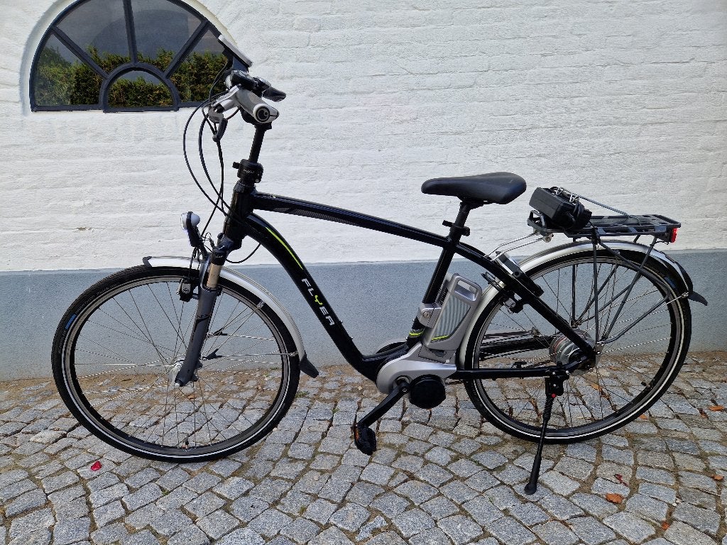 Elektrische fiets, heren fiets, middenmotor,, Zo goed als nieuw, 51 tot 55 cm, 50 km per accu of meer, Ophalen