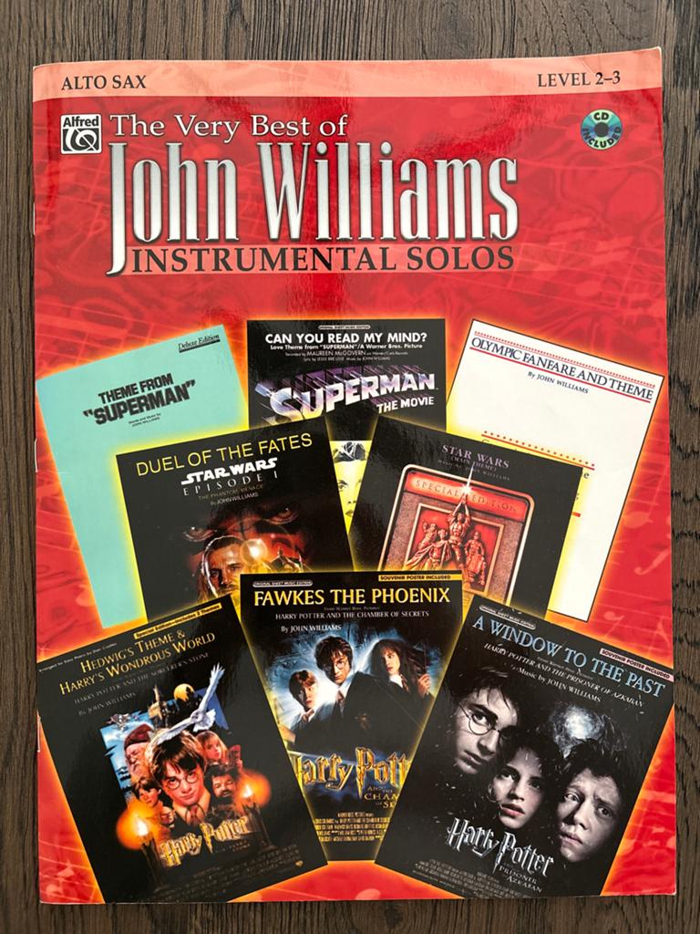 John Williams Instrumentale Solos - Alto Sax (CD inbegrepen), Muziek en Instrumenten, Bladmuziek, Filmmuziek en Soundtracks, Saxofoon