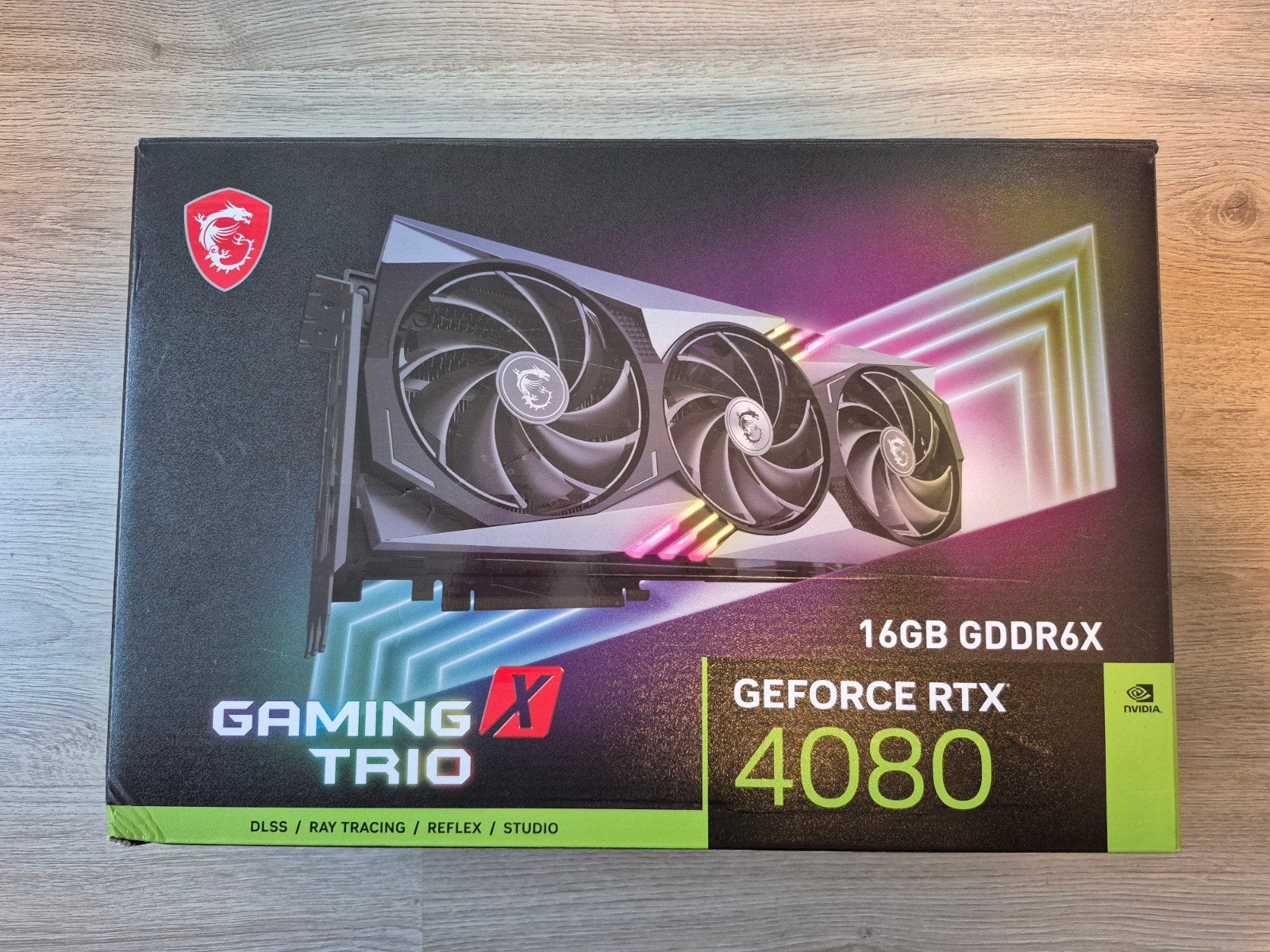 MSI GeForce RTX 4080 16GB GAMING X TRIO, Computers en Software, Videokaarten, Ophalen of Verzenden, Zo goed als nieuw, GDDR6, PCI-Express 4