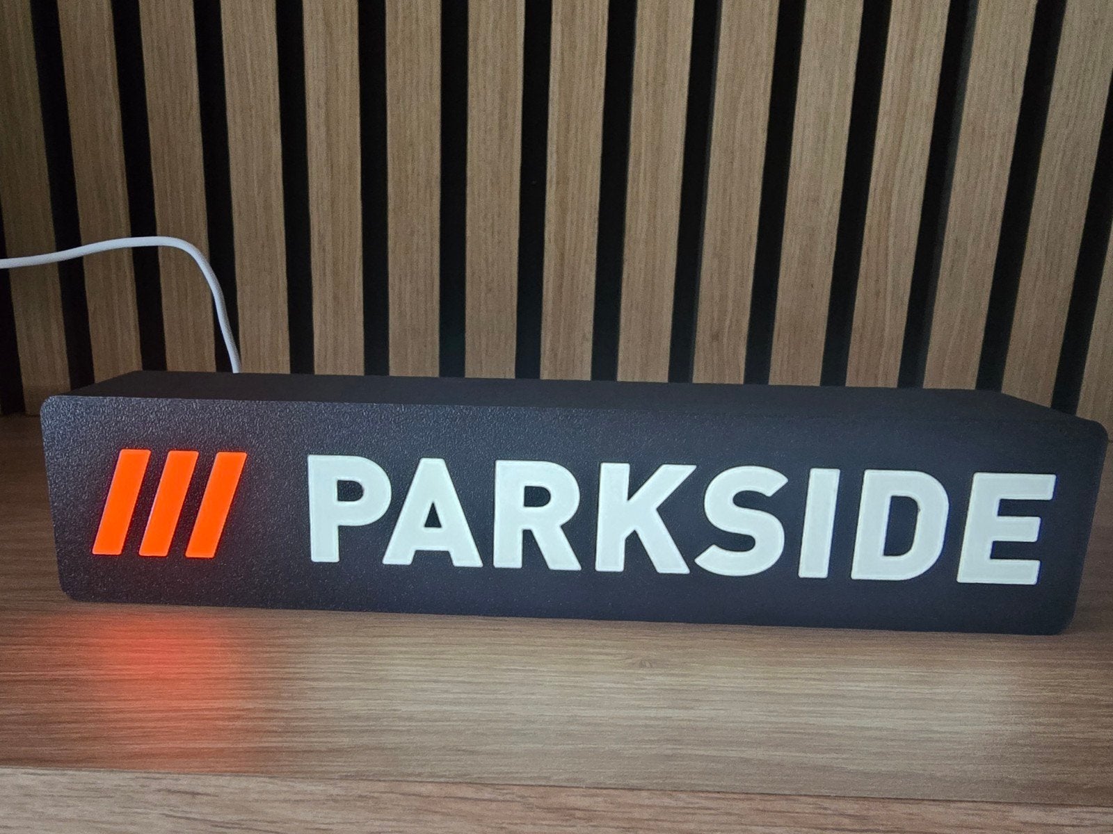 Parkside LED Lichtreclame - Uniek en Decoratief, Overige merken, Kunststof, Zwart, Overige fittingen