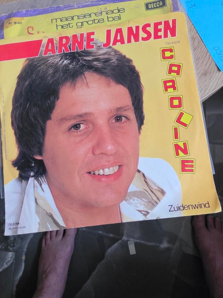 Arne Jansen - Caroline / Zuidenwind (Single), Ophalen of Verzenden