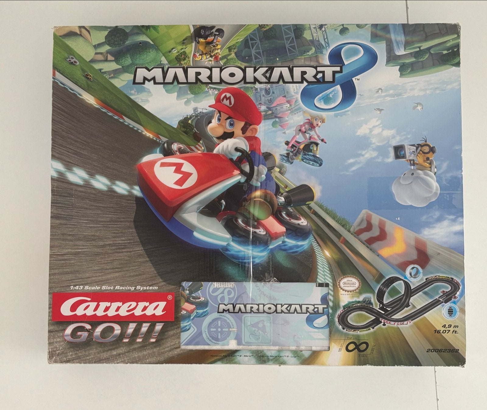 Carrera GO!!! Mario Kart 8 Racebaan met Mario, Ophalen, Racebaan, Carrera, Zo goed als nieuw