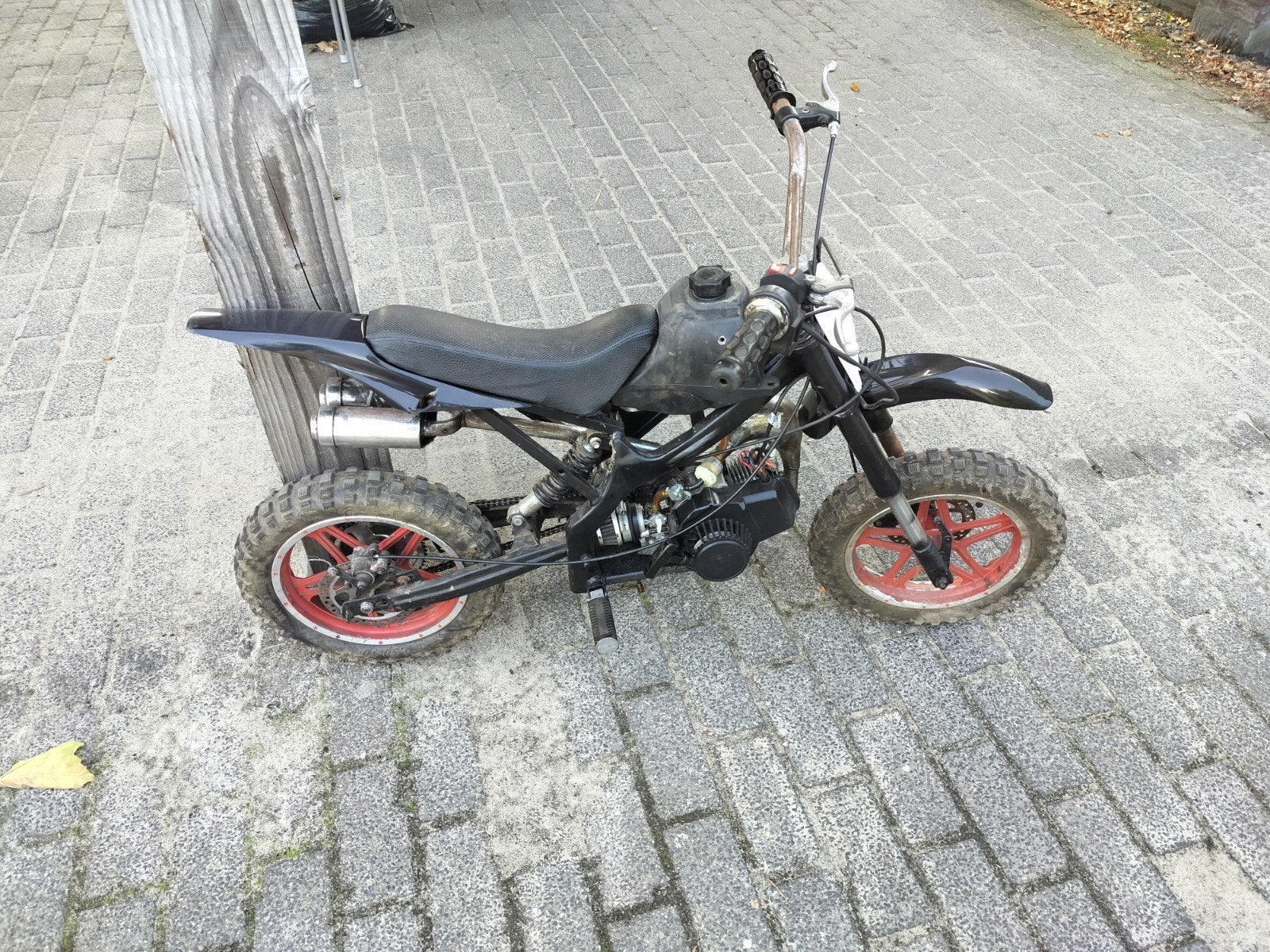 pitbike, Fietsen en Brommers, Minibikes, Midibikes en Pitbikes, Ophalen, Gebruikt, Pitbike