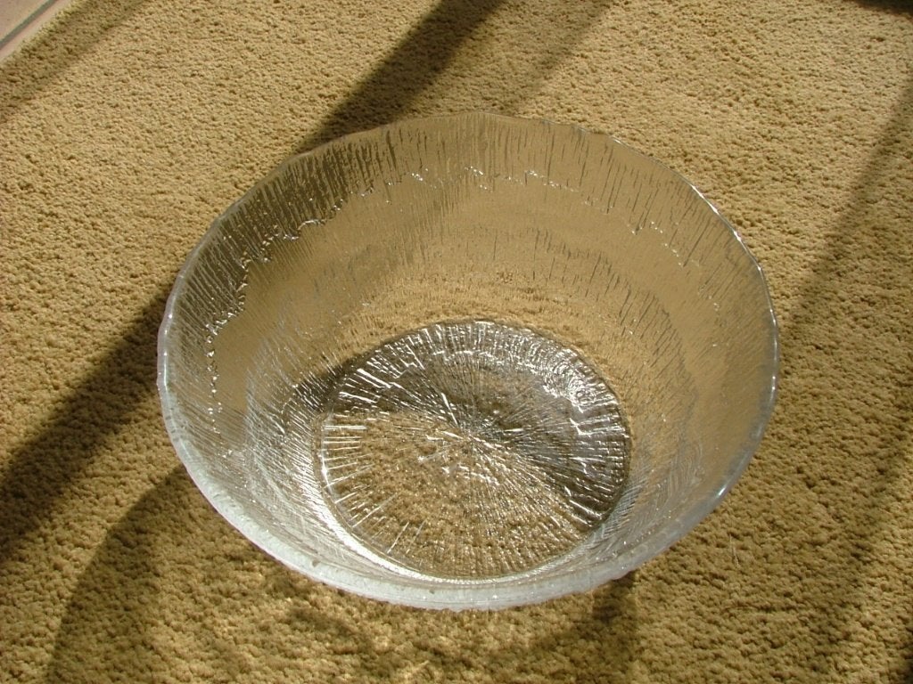 Vintage grote schaal bowl Iittala Solaris Tapio Wirkkala '74, Ophalen of Verzenden