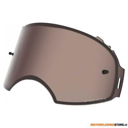 Oakley Losse lens Airbrake MX - Prizm Black Iridium, Zwart, Motoren, Kleding | Motorkleding, Ophalen of Verzenden, Nieuw met kaartje