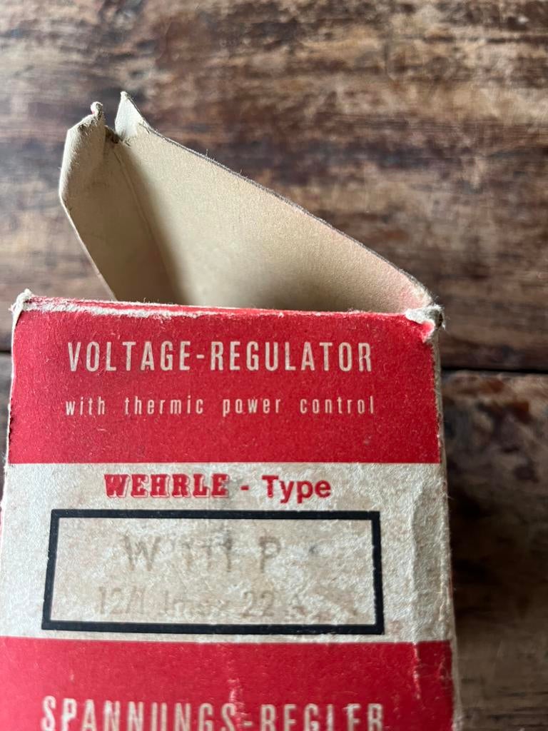 Gelijkstroom spanningsregelaar Wehrle W111 P 12v 22A, Ophalen of Verzenden, Nieuw