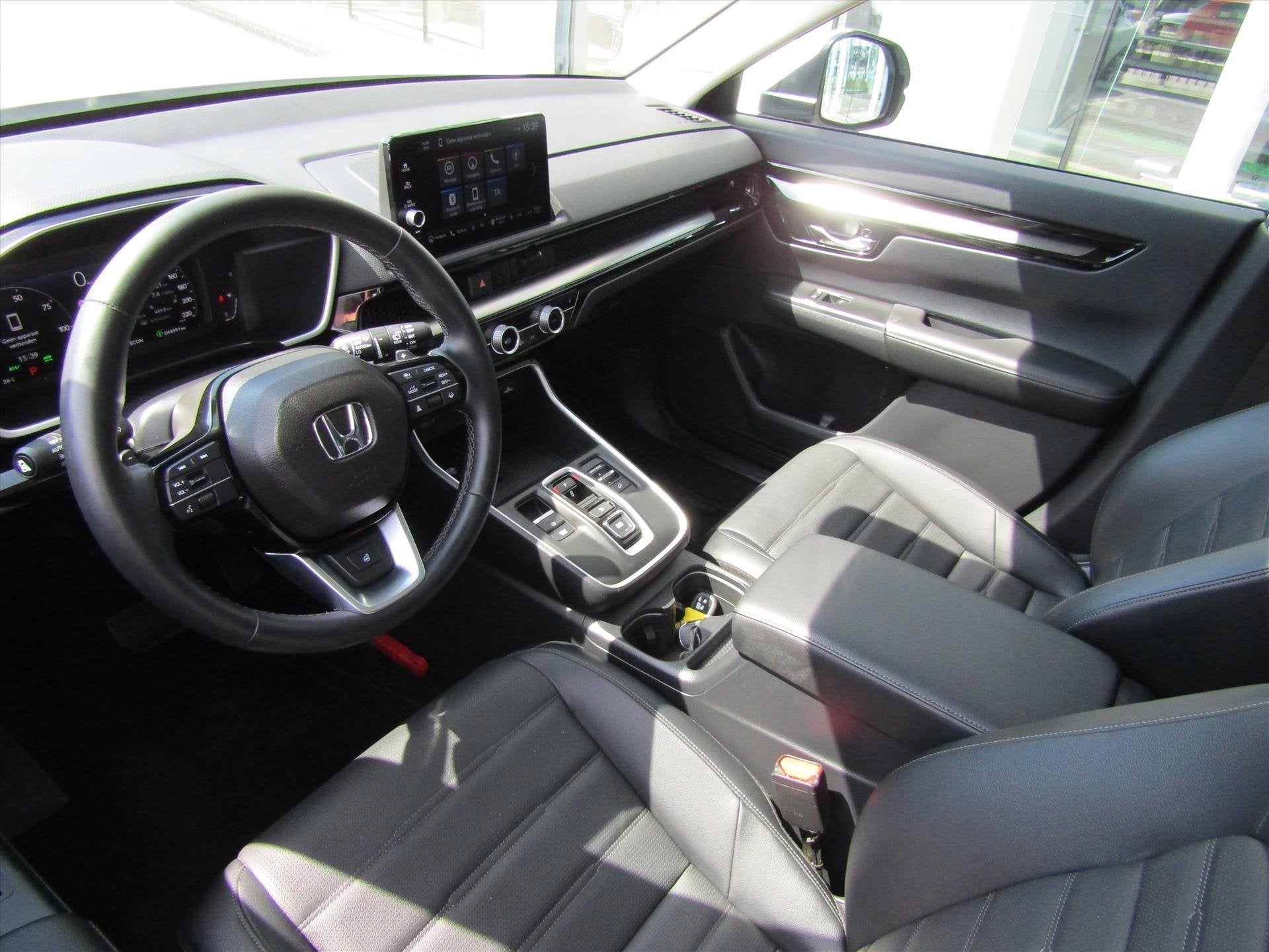 Honda CR-V 2.0 Full Hybrid 184pk 2WD CVT Elegance,Trekhaak,, Gebruikt, 4 cilinders, Wit, Bedrijf