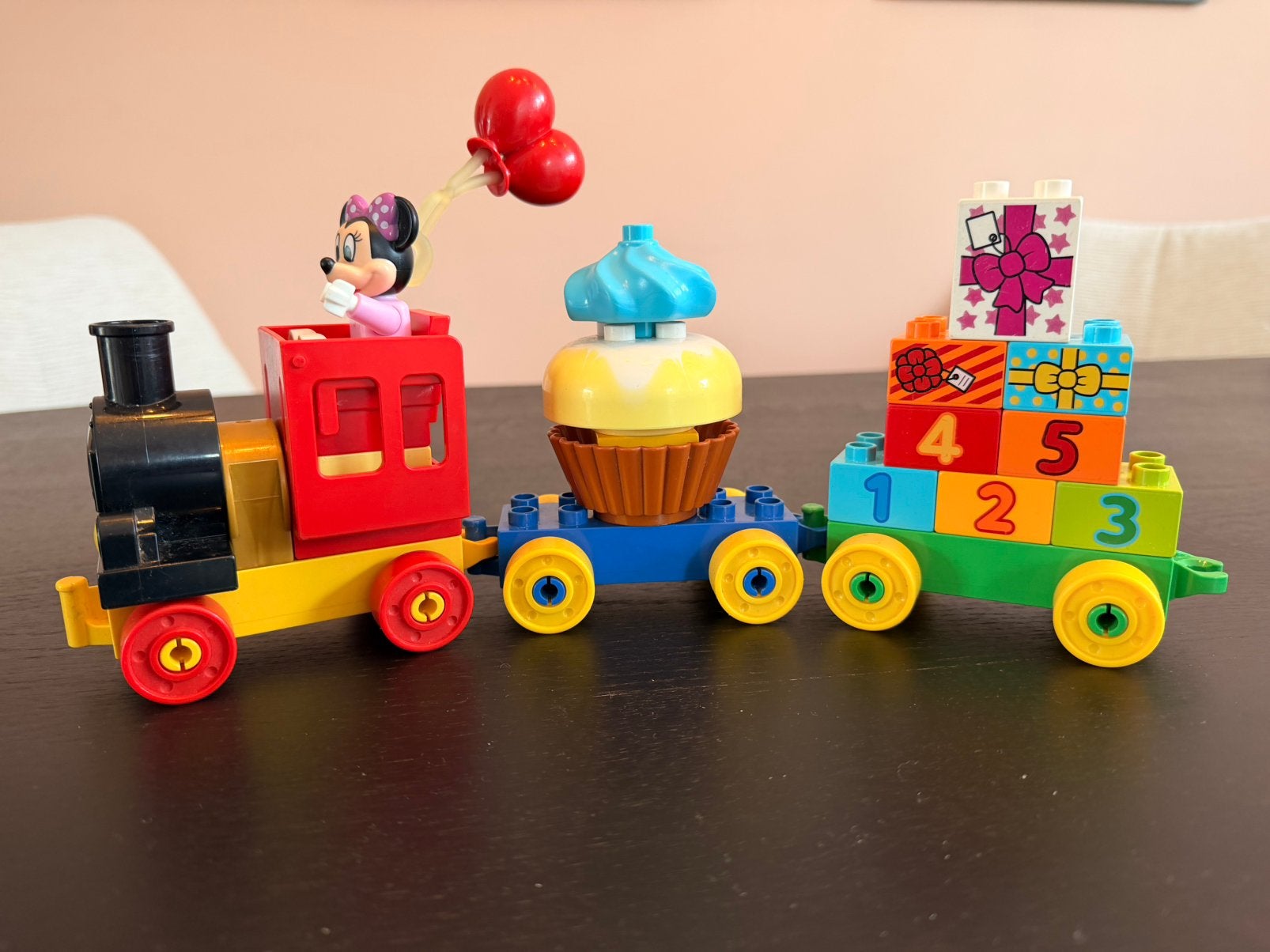 Duplo Disney verjaardastrein, Ophalen of Verzenden, Gebruikt, Duplo