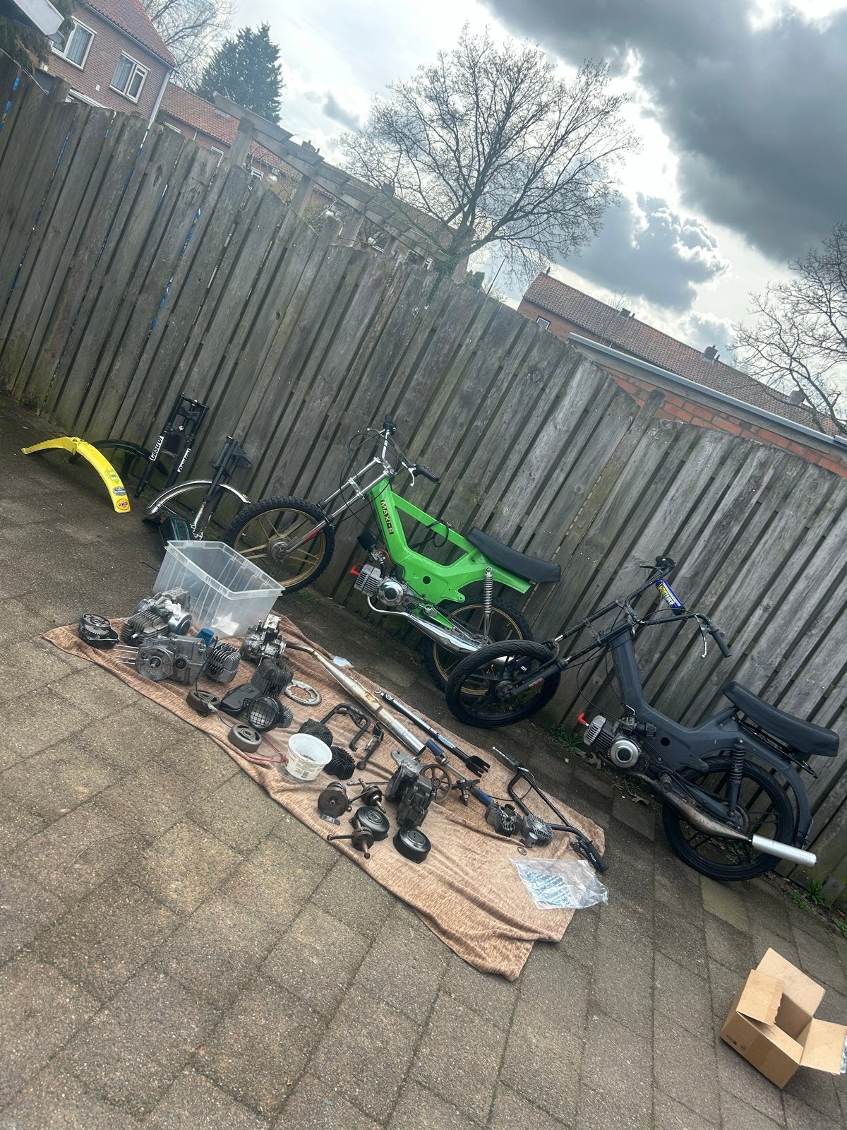 2x Puch Maxi bromfietsen + onderdelen, Ophalen of Verzenden, Gebruikt