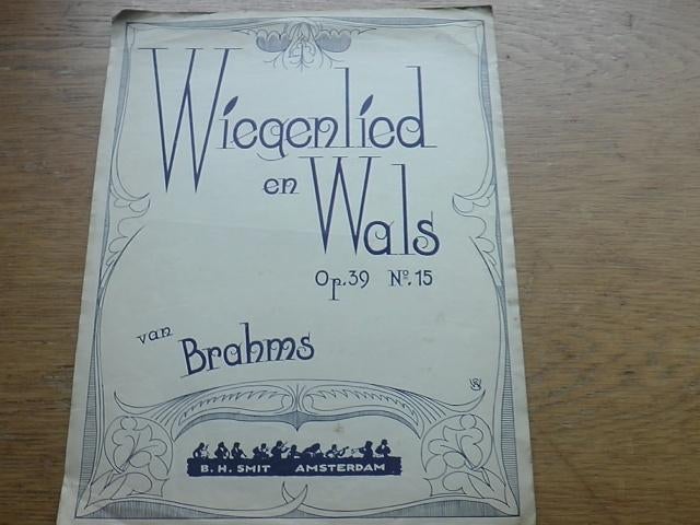 Brahms - wiegenlied en wals op.39 No.15 -Piano, Gebruikt, Klassiek, Ophalen of Verzenden, Artiest of Componist