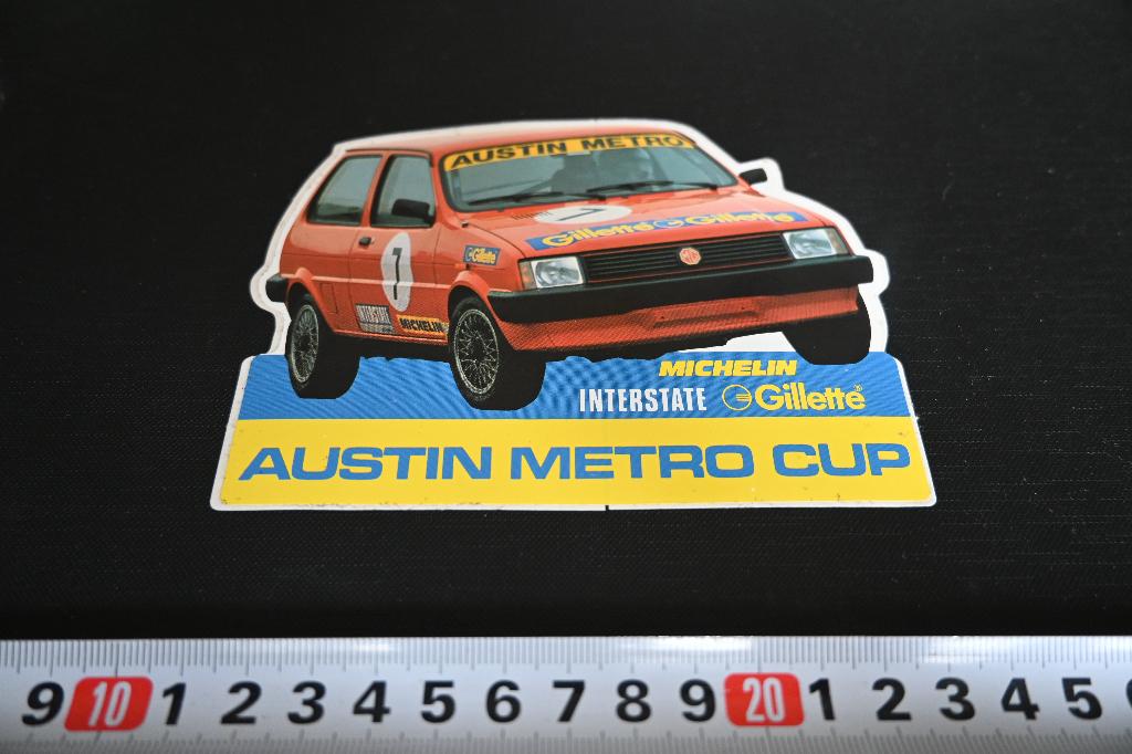 sticker AUSTIN METRO CUP Michelin Interstate Gillette, Verzamelen, Ophalen, Zo goed als nieuw