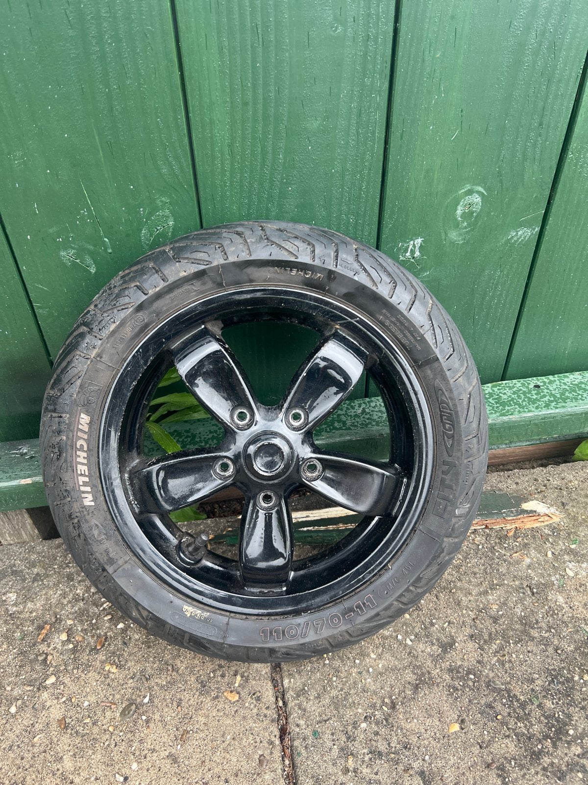 Vespa Primavera voorvelg met Michelin City Grip band, Ophalen of Verzenden, Gebruikt, Overige typen, Vespa