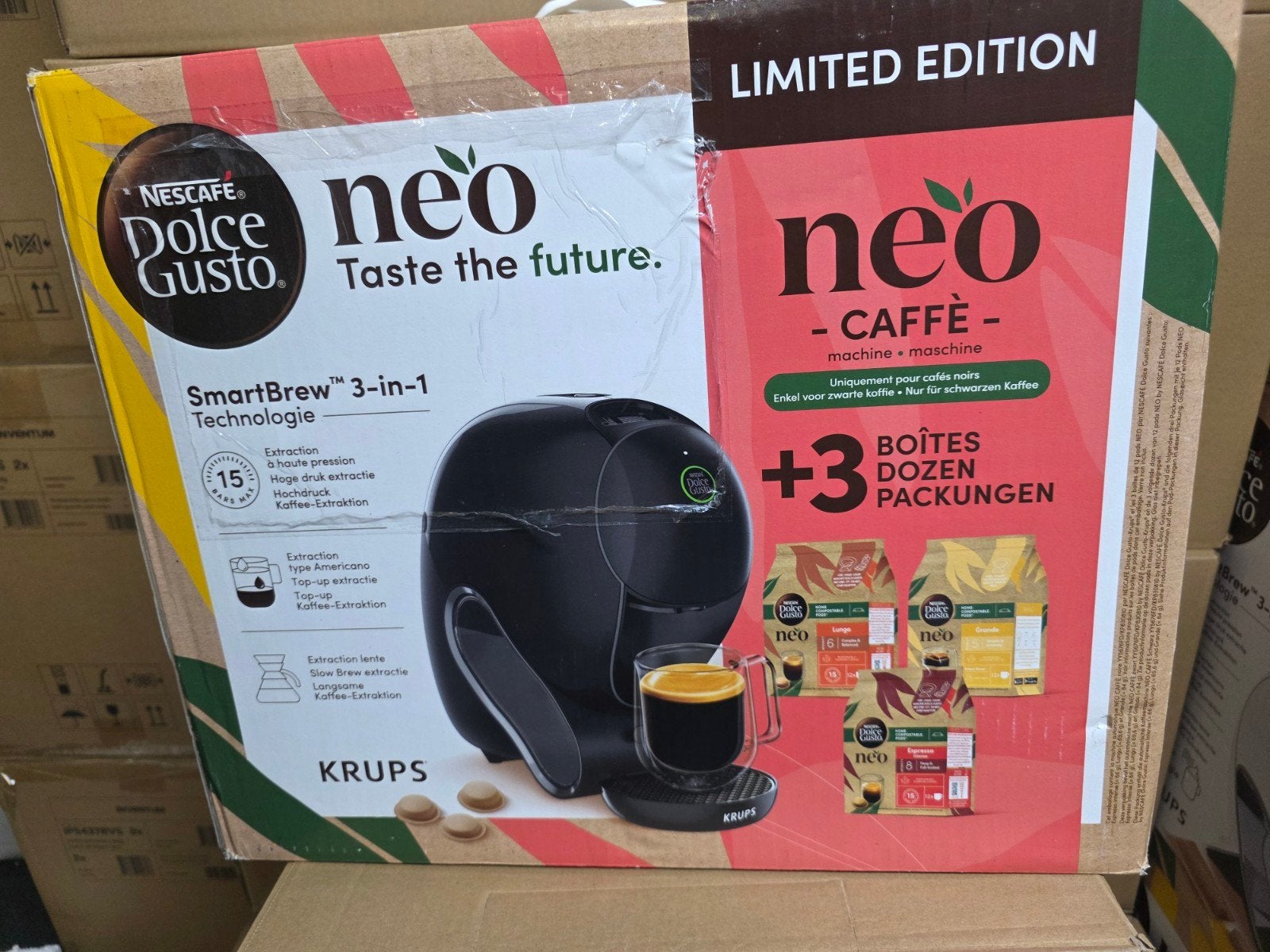 Nescafé Dolce Gusto Neo Koffiemachine Limited Edition, Koffiepads en cups, Ophalen of Verzenden, 1 kopje, Koffiemachine