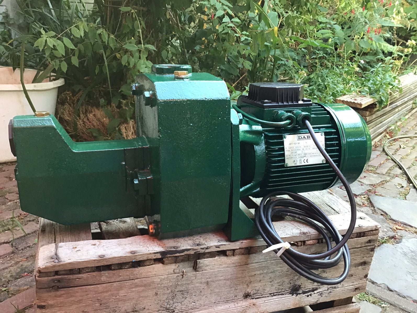 DAB Jet 151M i.g.st. zware pomp 1,6KW 6 bar, Ophalen, Zo goed als nieuw, Elektrisch, Beregeningspomp