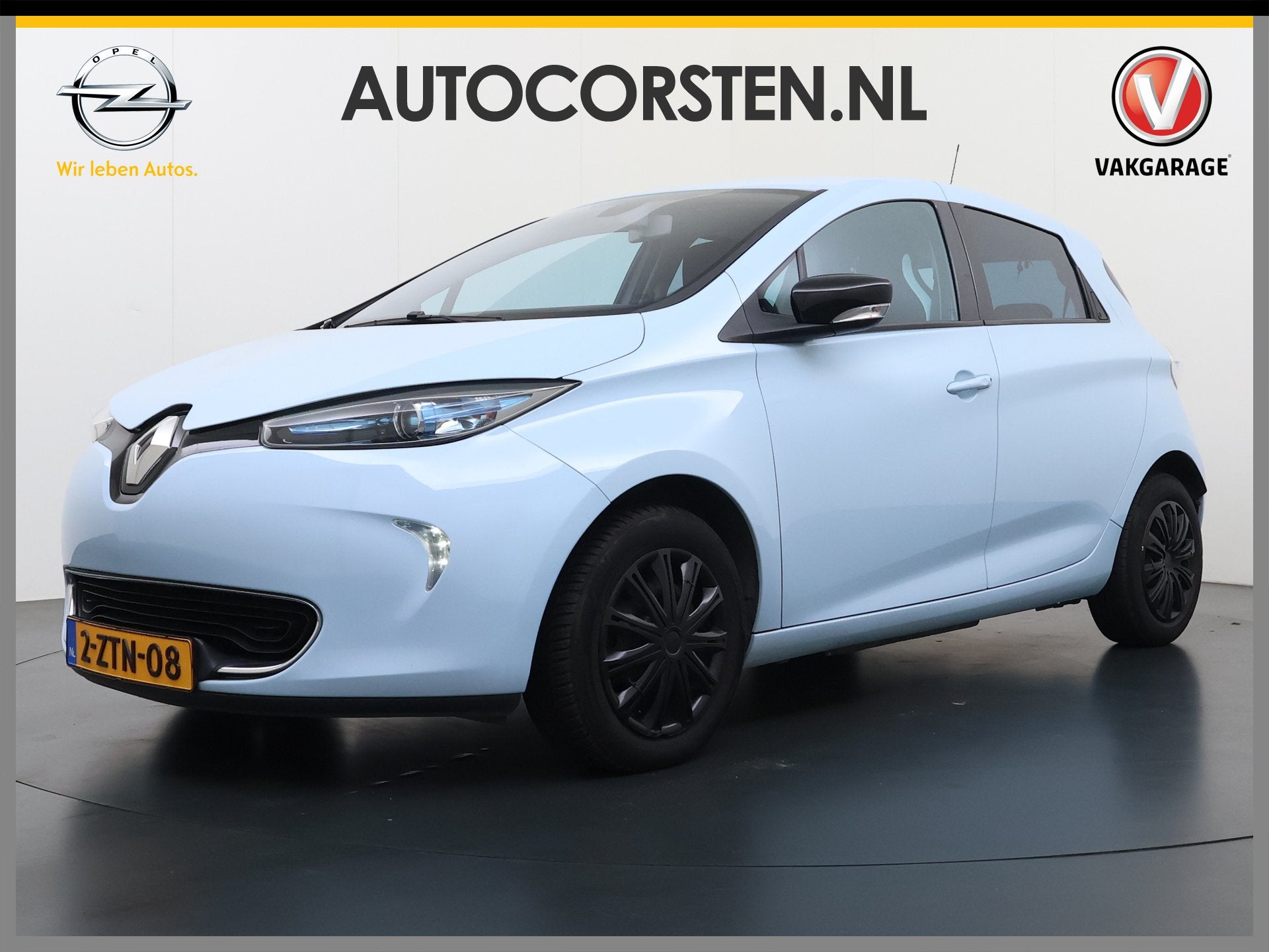 Renault ZOE Q210 Zen Incl. Eigen Koop Accu Quick Charge SOH, Auto's, Renault, 240 km, Stof, Gebruikt, Blauw